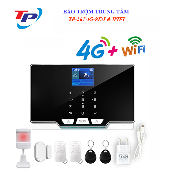 Báo động qua điện thoại TP-4G-SIM&WIFI