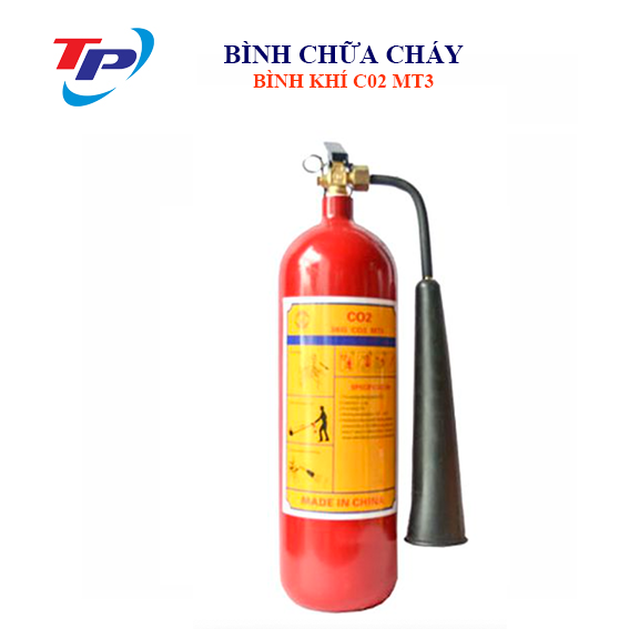 Bình chữa cháy khí CO2 - 3KG MT3, CÓ CO, CQ VAT