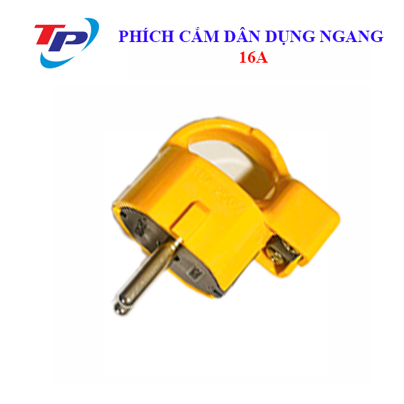 Phích cắm dân dụng chịu tải ngang TP 54( Vàng)