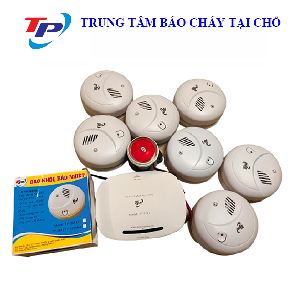 Hệ thống báo cháy gia đình báo tại chổ  ( kết hợp đầu báo khói+ nhiệt độ ngạy cao)