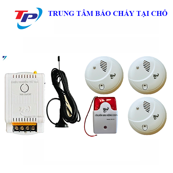 Hệ thống báo cháy gia đình báo tại chổ ( kết hợp đầu báo khói+ nhiệt độ ngạy cao)